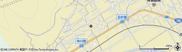 岡山県岡山市北区西辛川618周辺の地図