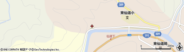 島根県益田市美都町仙道11周辺の地図