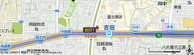 藤巻鋼材大阪株式会社周辺の地図