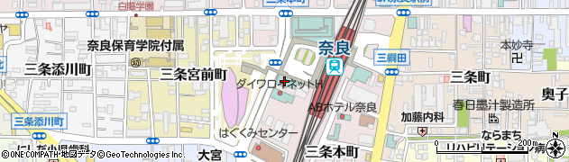 大和信用金庫ＪＲ奈良駅前支店周辺の地図