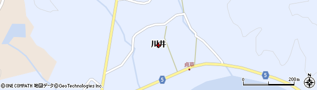 広島県北広島町（山県郡）川井周辺の地図
