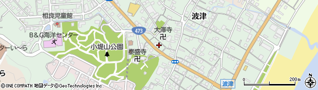 静岡県牧之原市波津651周辺の地図