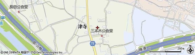 岡山県岡山市北区津寺406周辺の地図