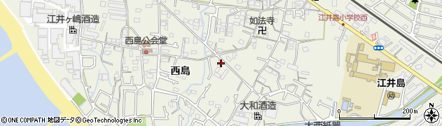 兵庫県明石市大久保町西島523周辺の地図