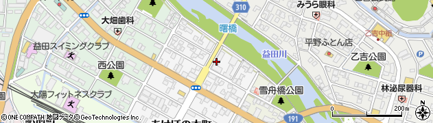 株式会社電力サポート中国　益田営業所周辺の地図