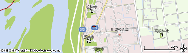 静岡県磐田市川袋249周辺の地図