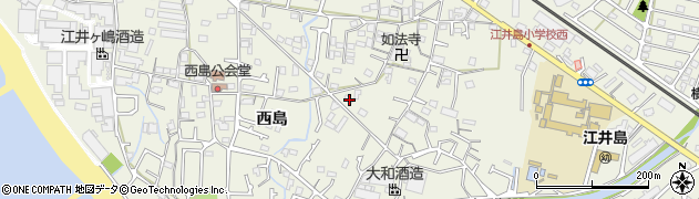 兵庫県明石市大久保町西島529周辺の地図
