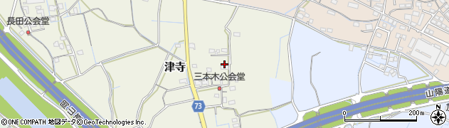 岡山県岡山市北区津寺398周辺の地図