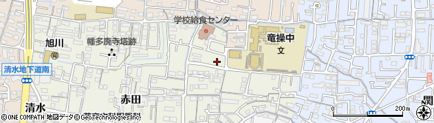 岡山県岡山市中区赤田161周辺の地図