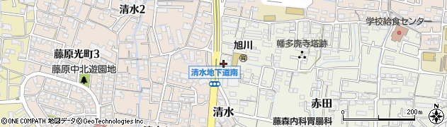 岡山県岡山市中区赤田89周辺の地図