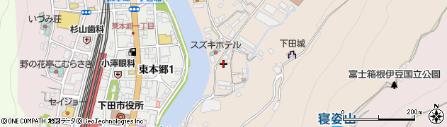 下田ガス株式会社　本社周辺の地図