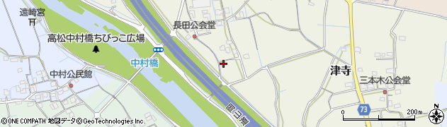 岡山県岡山市北区津寺179周辺の地図