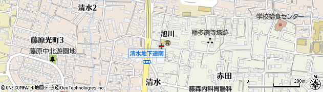 岡山県岡山市中区赤田88周辺の地図