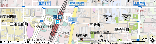 たつ屋 JR奈良駅前店周辺の地図