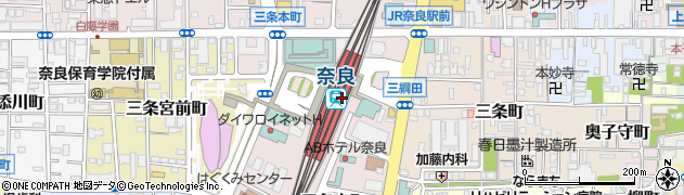 コーヨーＪＲ奈良店周辺の地図