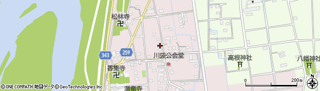 静岡県磐田市川袋212周辺の地図