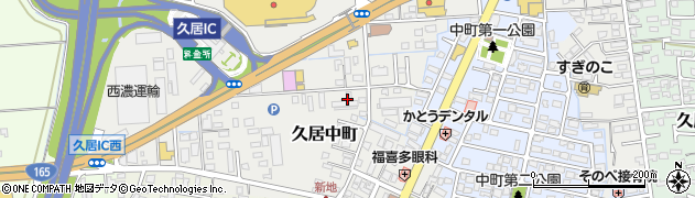 三重県津市久居中町800周辺の地図