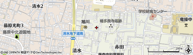 岡山県岡山市中区赤田102周辺の地図