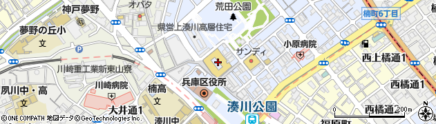 パーフェクトピルズ湊川店周辺の地図