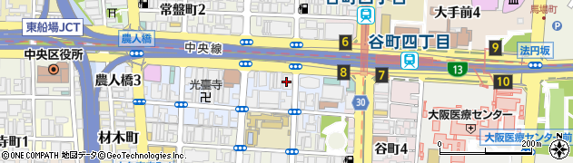 信金中央金庫　大阪支店周辺の地図