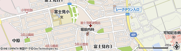 富士見郵便局北周辺の地図