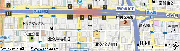 ラーメンスタンド MEN BOX 堺筋本町店周辺の地図