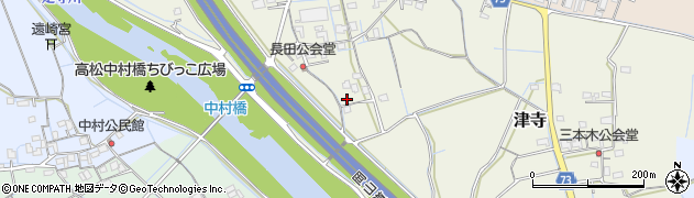 岡山県岡山市北区津寺159周辺の地図