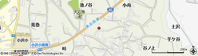愛知県豊橋市小島町（池ノ谷）周辺の地図