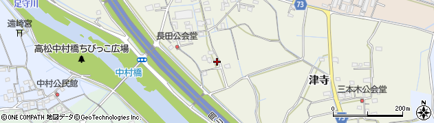 岡山県岡山市北区津寺164周辺の地図