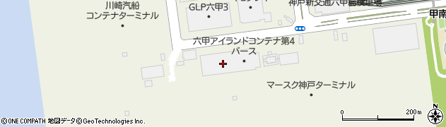 日東物流株式会社　神戸港運ターミナルグループコンテナ管理チーム周辺の地図