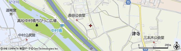 岡山県岡山市北区津寺162周辺の地図