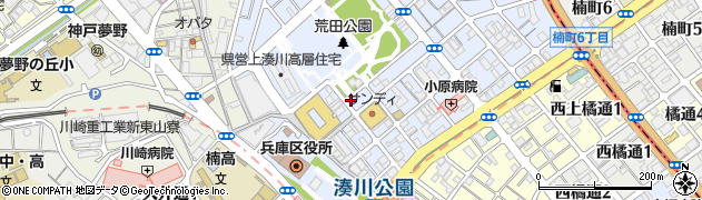 神戸集古堂周辺の地図