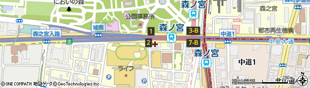 大阪府　紙器段ボール箱工業組合周辺の地図