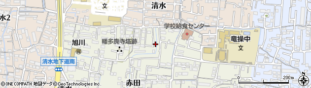 岡山県岡山市中区赤田121周辺の地図