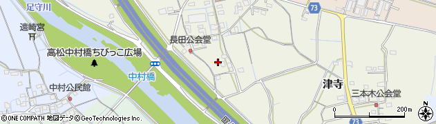 岡山県岡山市北区津寺161周辺の地図