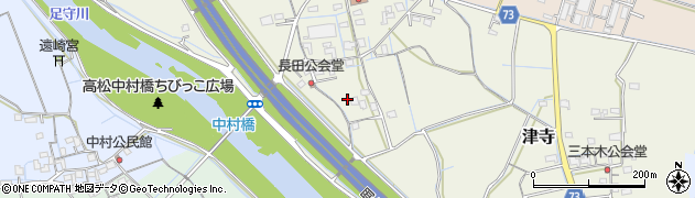 岡山県岡山市北区津寺158周辺の地図