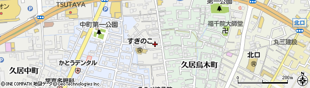 三重県津市久居中町368周辺の地図