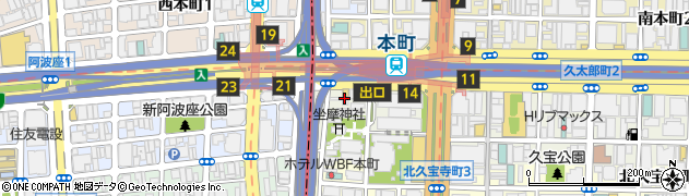 淡路インターナショナルホテルザ・サンプラザ大阪案内所周辺の地図