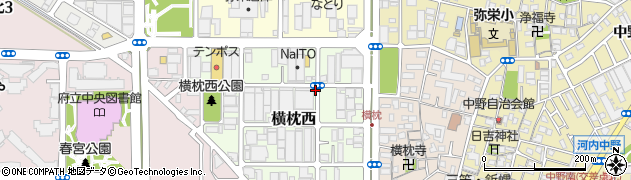 平田倉庫株式会社　東大阪事業所周辺の地図