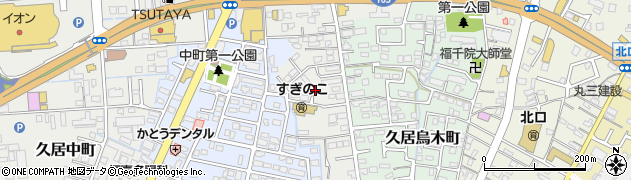 三重県津市久居中町336周辺の地図
