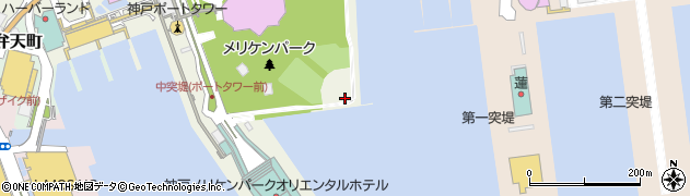 神戸海援隊の碑周辺の地図