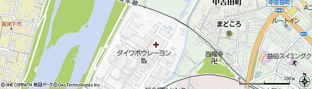 益田市社会福祉協議会　ふれあい福祉相談所周辺の地図