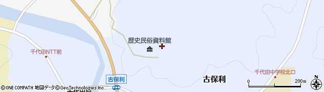 千代田歴史民俗資料館・古保利薬師周辺の地図