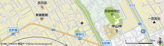 岡山辛川郵便局 ＡＴＭ周辺の地図