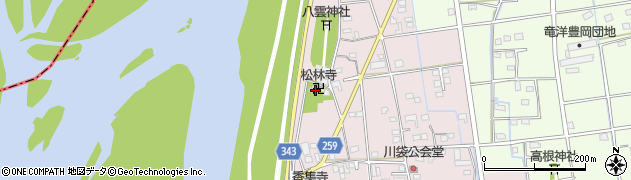 静岡県磐田市川袋224周辺の地図
