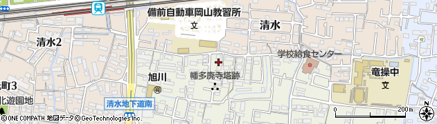 岡山県岡山市中区赤田108周辺の地図