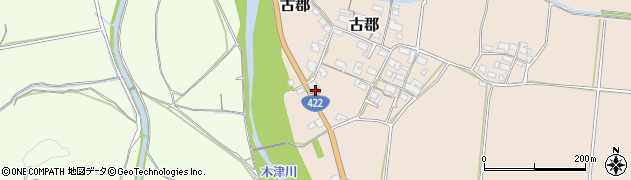 伊賀神戸郵便局周辺の地図