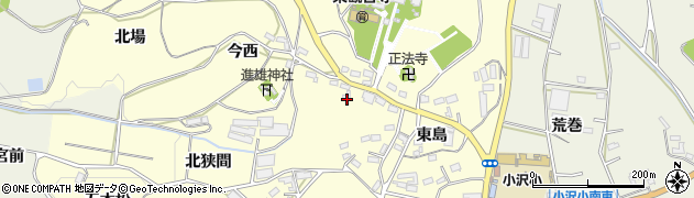愛知県豊橋市小松原町今西周辺の地図