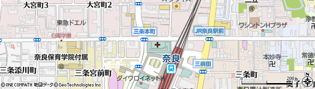 シルキア奈良管理事務所周辺の地図