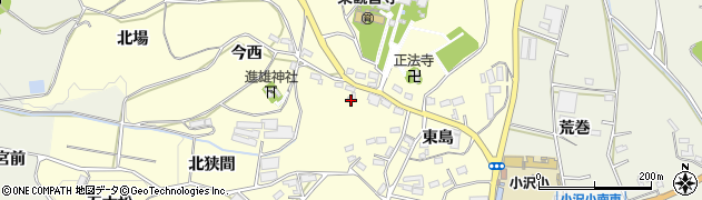 愛知県豊橋市小松原町（今西）周辺の地図